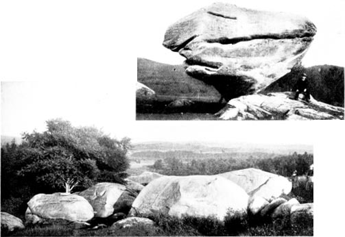 Balance Rock and The Valley From Balance Rock..