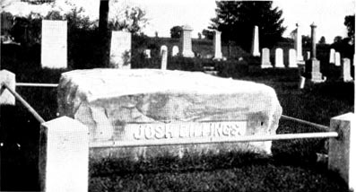 Tombstone of Josh Billings