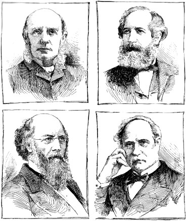 Rev. Henry M. Field, Cyrus W. Field, David Dudley Field and Stephen J. Field